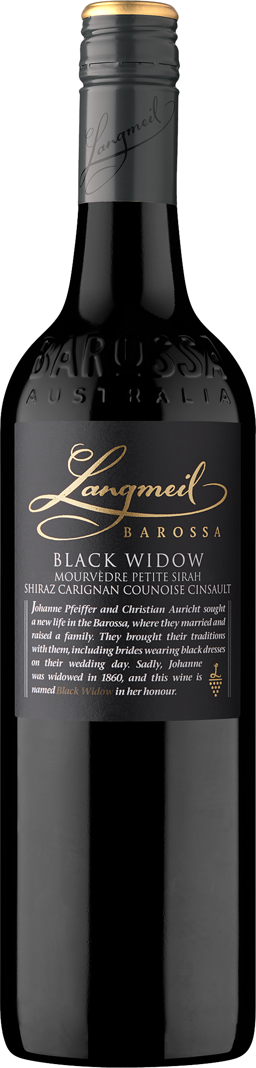 Langmeil Winery Black Widow  2021 Barossa bottle